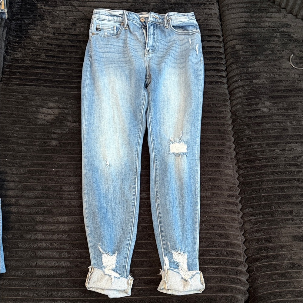 KanCan Light Wash Distressed Women’s Jeans - Casual Slim Fit